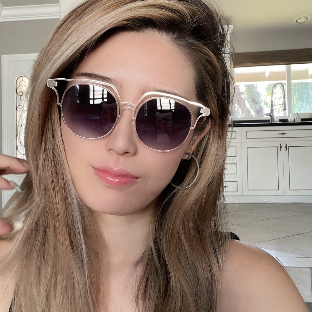 cat style aviator sunglasses